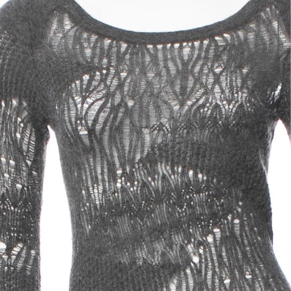 Helmut Lang grey sweater soft alpaca blend small - Picture 4 of 6